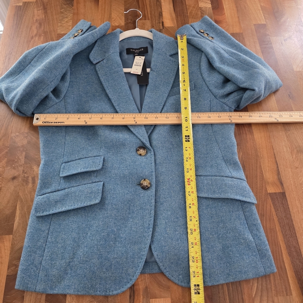 Talbots Wool Blend Double Breasted 2-button Schoo… - image 8